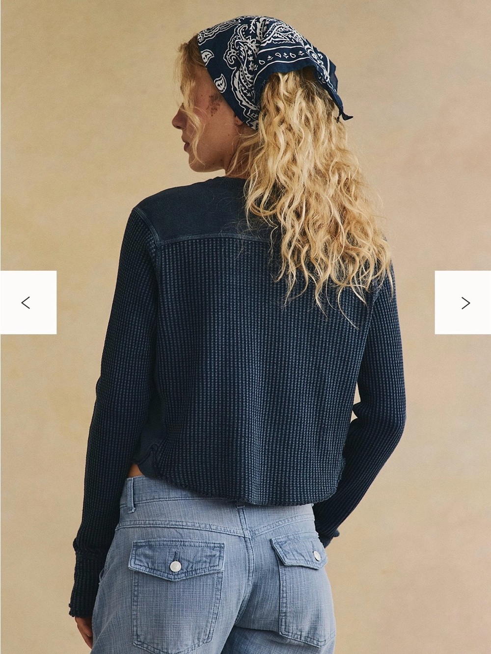Free People One Baby Blake Thermal - Picture 2 of 5